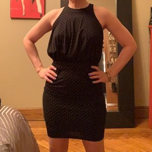 Black Dress w/Gold Rivets